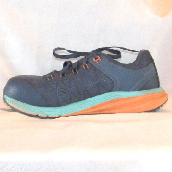 Keen Women's Vista Energy Comp Toe Sneakers Size 8.5 Moonlight Blue/Cantaloupe - Picture 9 of 13